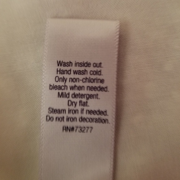 2 for $25 J Lo Embellished White Tunic - Picture 7 of 7